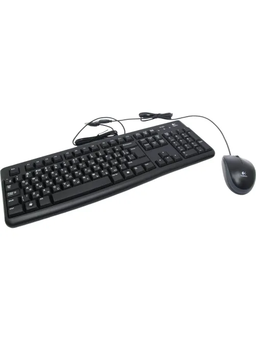 Набор клавиатура+мышь Logitech MK120, Black, ориг РУС грав (920-002561)
