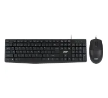 Набор клавиатура+мышь Acer OMW141 кл/мышь:черный USB (ZL.MCEEE.01M)