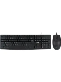 Набор клавиатура+мышь Acer OMW141 кл/мышь:черный USB (ZL.MCEEE.01M)