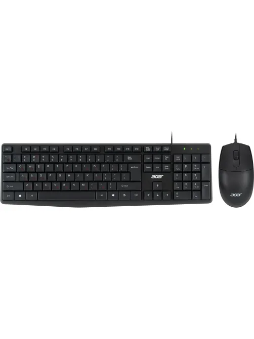 Набор клавиатура+мышь Acer OMW141 кл/мышь:черный USB (ZL.MCEEE.01M)