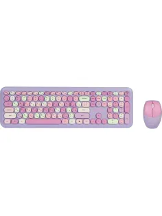 Набор клавиатура+мышь SmartBuy мультимедийный, фиолет (SBC-666395AG-V)