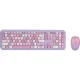 Набор клавиатура+мышь SmartBuy мультимедийный, фиолет (SBC-666395AG-V)
