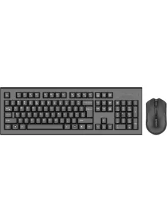 Набор клавиатура+мышь A4Tech 3000NS клав:чер мышь:чер/USB/WLS/Multimedia