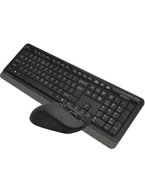 Набор клавиатура+мышь A4Tech Fstyler (FG1012 BLACK) клав:черн/сер мышь:черн