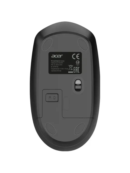 Набор клавиатура+мышь Acer OCC401,черн,USB,беспр,Multimedia (ZL.ACCCC.016)