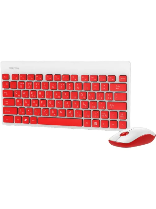 Набор клавиатура+мышь Smartbuy 220349AG красно-белый (SBC-220349AG-RW) /20