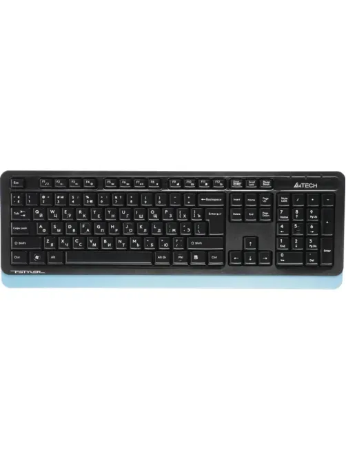 Набор клавиатура+мышь A4Tech Fstyler FG1035 NAVY BLUE USB беспров.чер/син