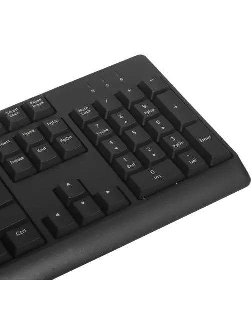 Набор клавиатура+мышь RAPOO проводная X130PRO, цвет - черный