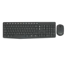 Набор клавиатура+мышь Logitech MK235,серый/черный,USB беспров(920-007949)