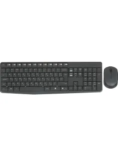 Набор клавиатура+мышь Logitech MK235,серый/черный,USB беспров(920-007949)