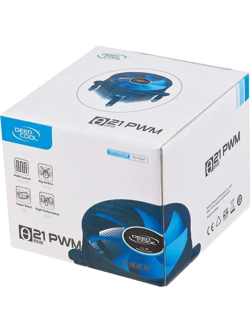 Кулер Deepcool THETA 21 PWM LGA1200/115X (TDP 95W, PWM, FAN 92mm) Color BOX