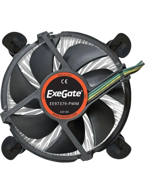 Кулер ExeGate EE97379-PWM, S775/1150/1151/1155/1156, 65W,92мм (EX283279RUS)