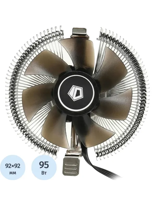 Кулер ID-Cooling DK-01 Soc-AM5/AM4/1151/1200/1700 черный 4-pin 29dB Al 95W