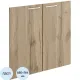 Двери Комус Мебель К-Loft 2шт. 241H008 764х16х680 дуб натур/бел ручка