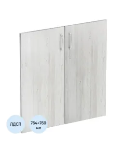 Двери Easy St ЛДСП (2шт.) 908847 сосна винтер/серый В760
