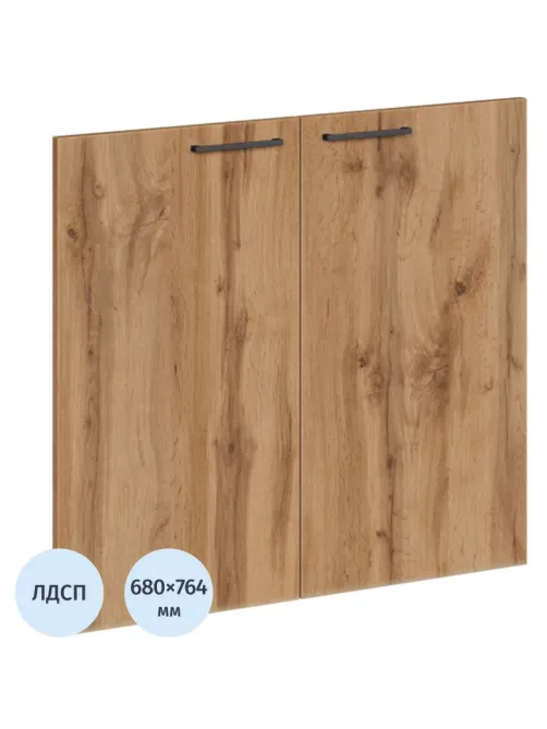 Двери К-Loft 2шт. 241H008 выс.680 дуб натур