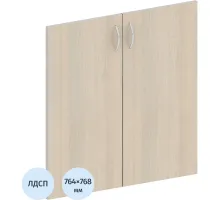 Двери Easy ЛДСП (2шт.) 908847 св.дуб/серый В760