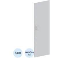 Дверь Easy ЛДСП (1шт.) 908855 серый В1150