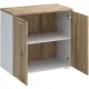 Двери Комус Мебель К-Loft 2шт. 241H008 764х16х680 дуб натур/бел ручка