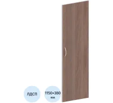 Дверь Easy ЛДСП (1шт.) 908855 тем.дуб/серый В1150