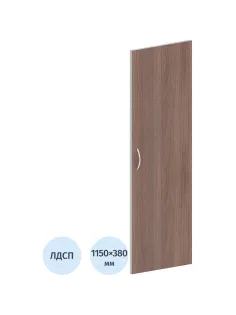 Дверь Easy ЛДСП (1шт.) 908855 тем.дуб/серый В1150