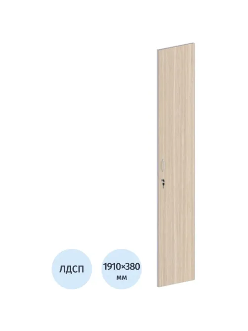 Дверь Easy ЛДСП прав.(1шт.) замок 908858 св.дуб/серый В1910