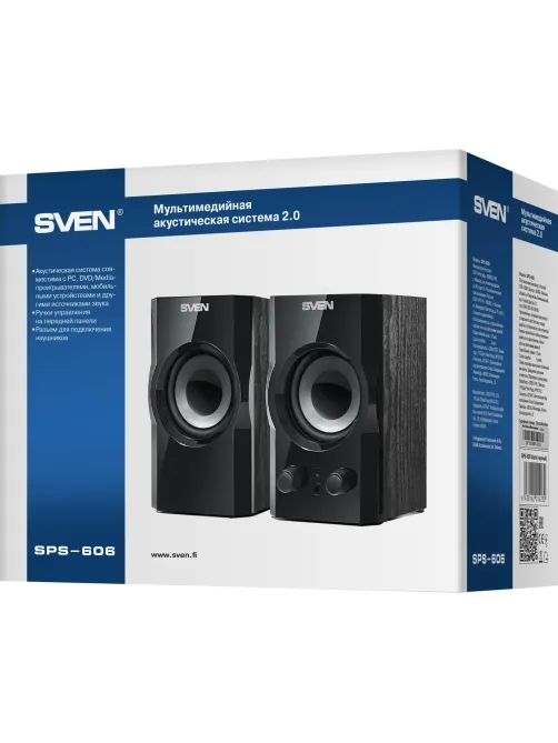 Акустическая система Sven SPS-606, черный (6 Вт)