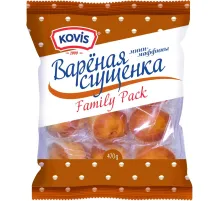 Кекс Мини-маффины Kovis с кремом вареная сгущенка, 470гx6шт/уп
