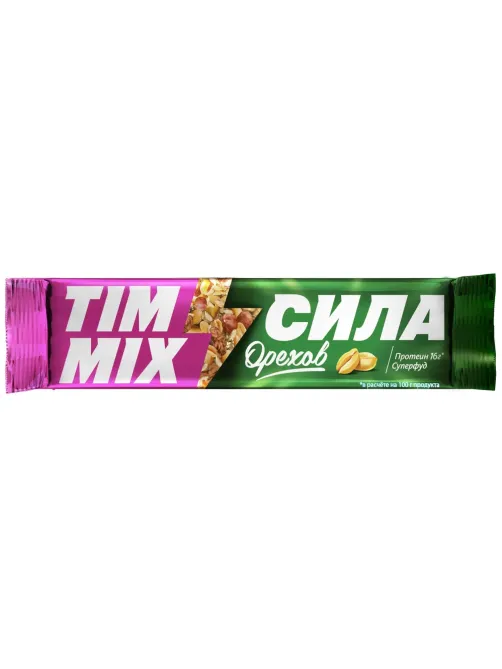 Козинак Тимоша ТимМикс сила орехов, батончик 40гx21шт/уп