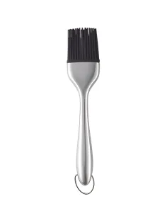 Кисть кондитерская 30,5х4 см. силиконовая с ручкой нерж. MGprof, 75310