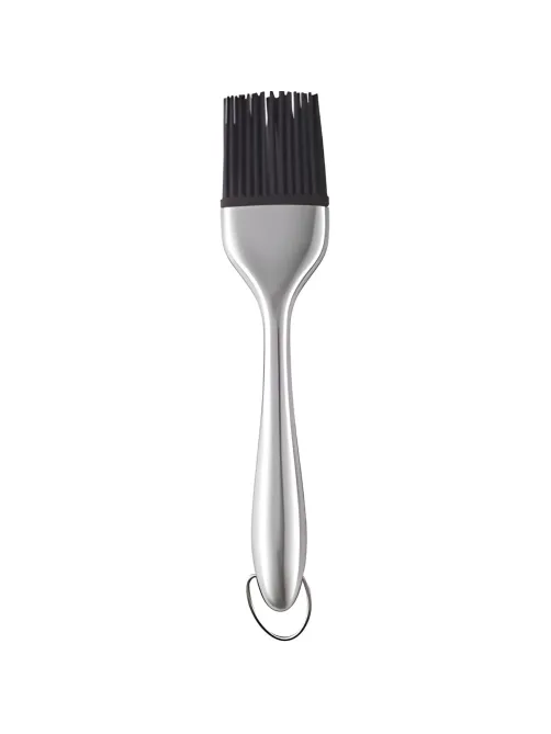 Кисть кондитерская 30,5х4 см. силиконовая с ручкой нерж. MGprof, 75310
