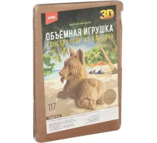 Конструктор из картона. Объёмная игрушка Корги, Нг-011