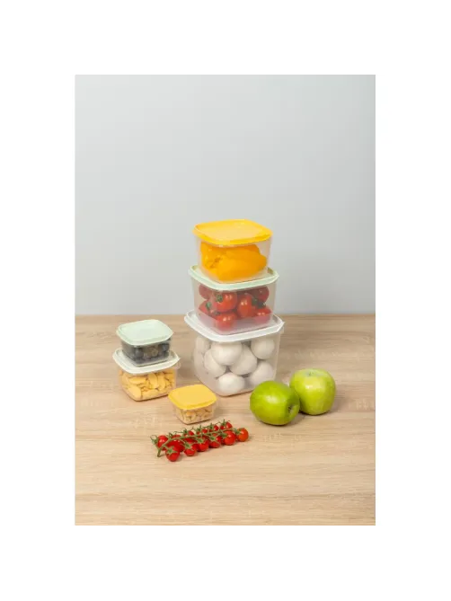 Набор конт.Для продуктов clever 6шт 0,12л+0,25л+0,45л+0,75л+1,2л+2,0л