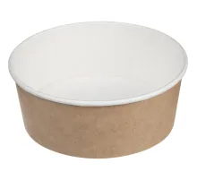Контейнер круглый OSQ Round Bowl 750, d-150(128)х60мм, крафт(270шт/уп)