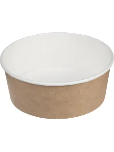 Контейнер круглый OSQ Round Bowl 750, d-150(128)х60мм, крафт(270шт/уп)