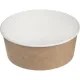 Контейнер круглый OSQ Round Bowl 750, d-150(128)х60мм, крафт(270шт/уп)