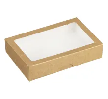 Контейнер бум. Tabox PRO 1000 (225 шт./кор.) крафт/белый