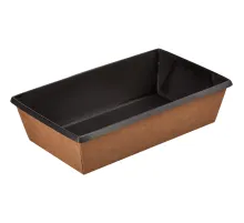 Контейнер бум. OneClick (bottom 800/bBLACK) 800мл, черн., 300шт/кор