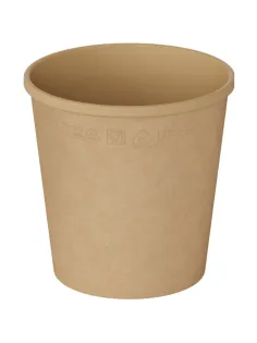 Контейнер бум. OneBowl Up (bottom 520)  520мл, крафт, 550шт/кор