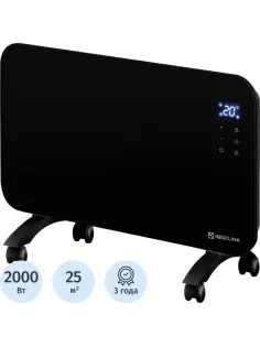 Конвектор Neoclima AURA-2000B черный, с эл.упр