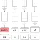 Конверт белый E65 стрип 110х220 80г КОМУС 100шт/уп 12уп/кор