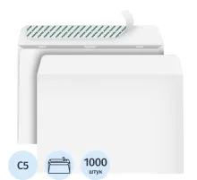 Конверт POSTFIX С5 стрип,162х229, 80 г/м2, 1000шт/уп