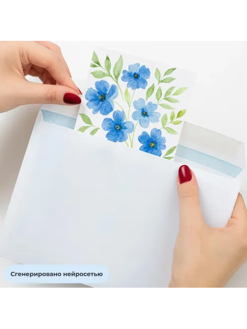 Конверт белый С4 стрип 229х324 90г КОМУС 250шт/ уп