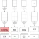 Конверт Куда-Кому Е65 стрип  80 гр 110х220 1000шт/кор