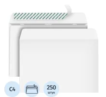 Конверт POSTFIX С4 стрип 229х324, 90г/м2 250шт/уп