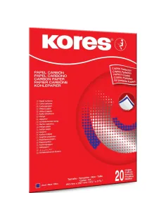Бумага копировальная синяя KORES 1200 пачка 20л. '7529079