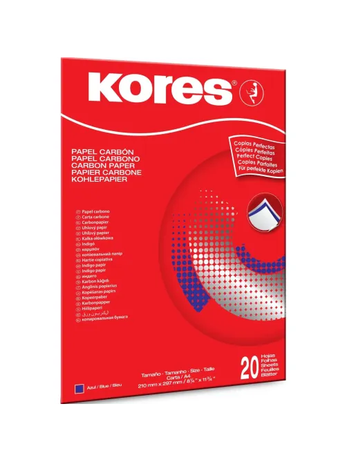 Бумага копировальная синяя KORES 1200 пачка 20л. '7529079