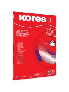 Бумага копировальная синяя KORES 1200 пачка 100л. 78478