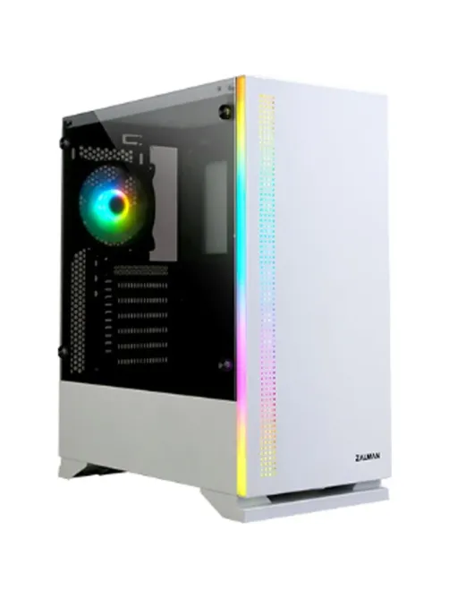 Корпус ZALMAN S5, ATX, WHITE, WINDOW (S5 WHITE)