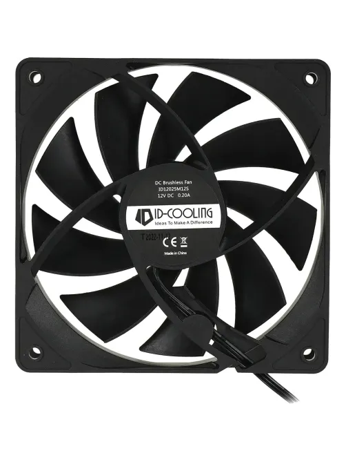 Вентилятор ID-Cooling FL-12025K 120x120mm черный 3-pin 21dB 145gr Ret
